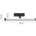 Φωτιστικό LED 10W 48V 700lm 180° Θερμό Φως Μαγνητικής Ράγας Slim T04101